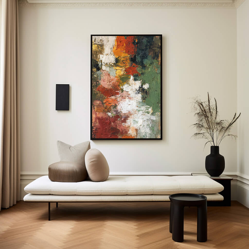 Textural Movement - Large Abstract Earth Tone Wall Art