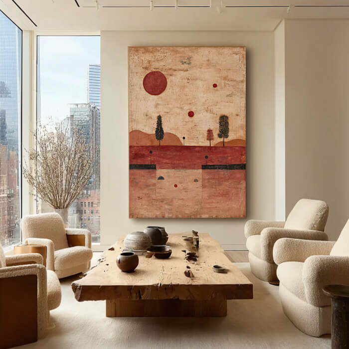 The Other Side - Modern Abstract Landscape Wall Art