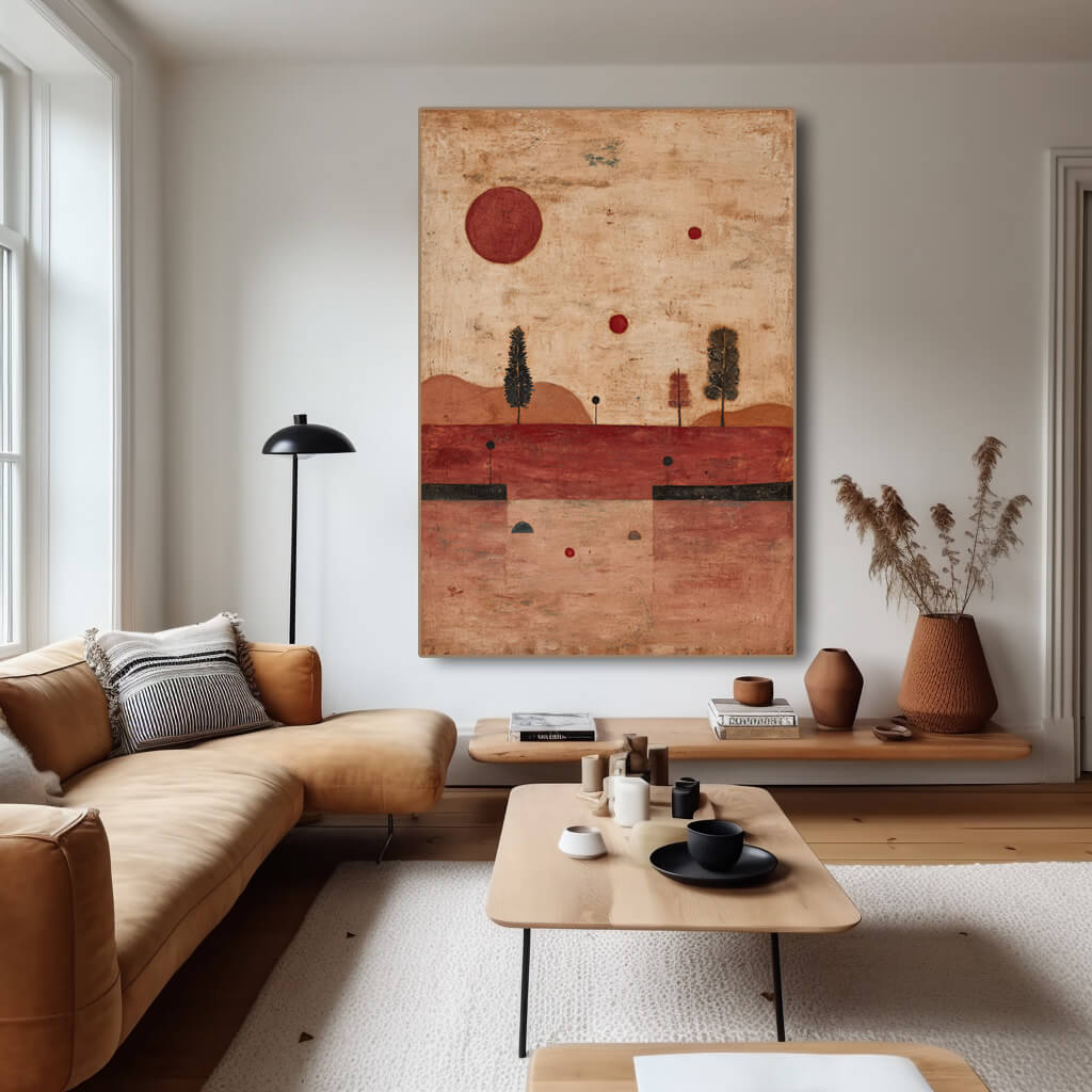 The Other Side - Modern Abstract Landscape Wall Art