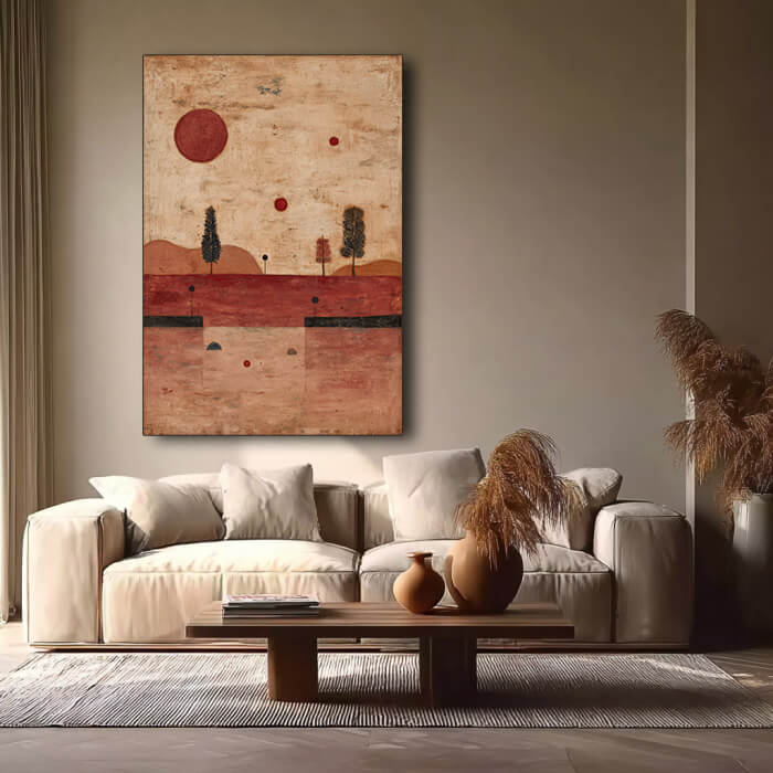 The Other Side - Modern Abstract Landscape Wall Art