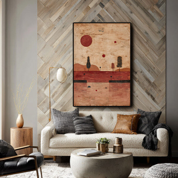 The Other Side - Modern Abstract Landscape Wall Art
