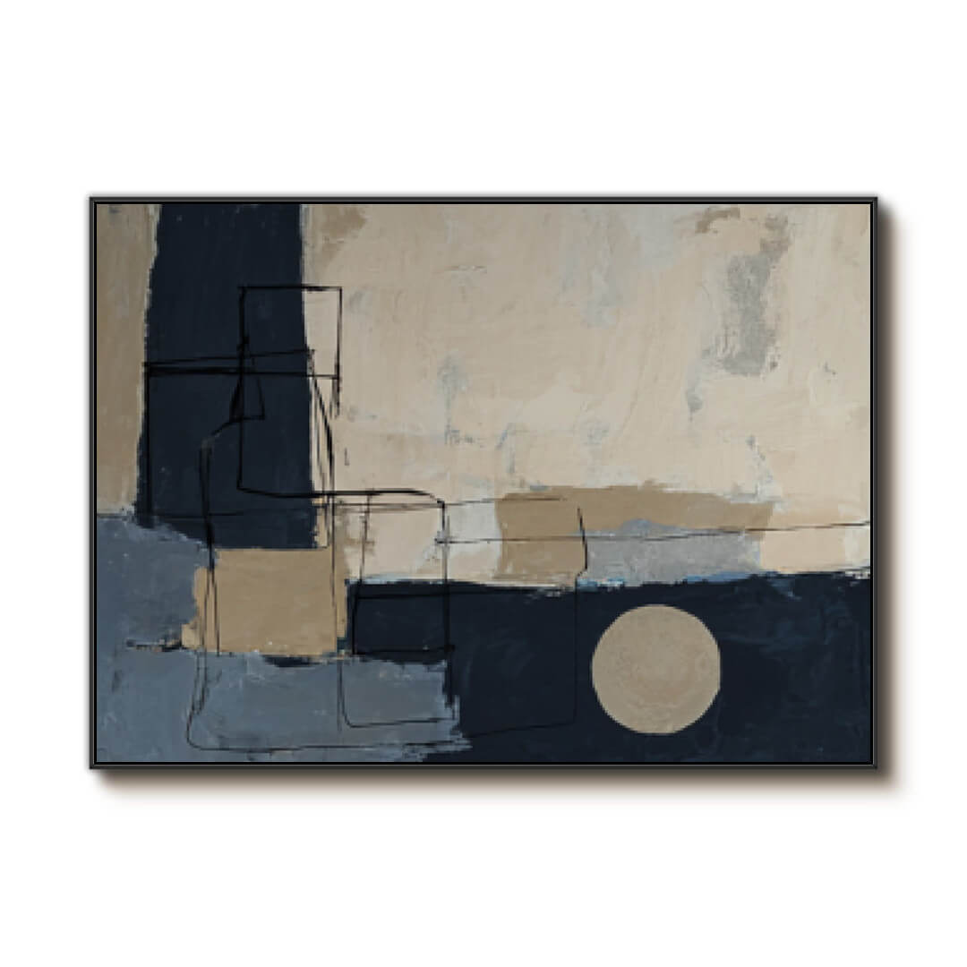 The Poetry of Structure - Large Modern Minimalist Abstract Wall Art