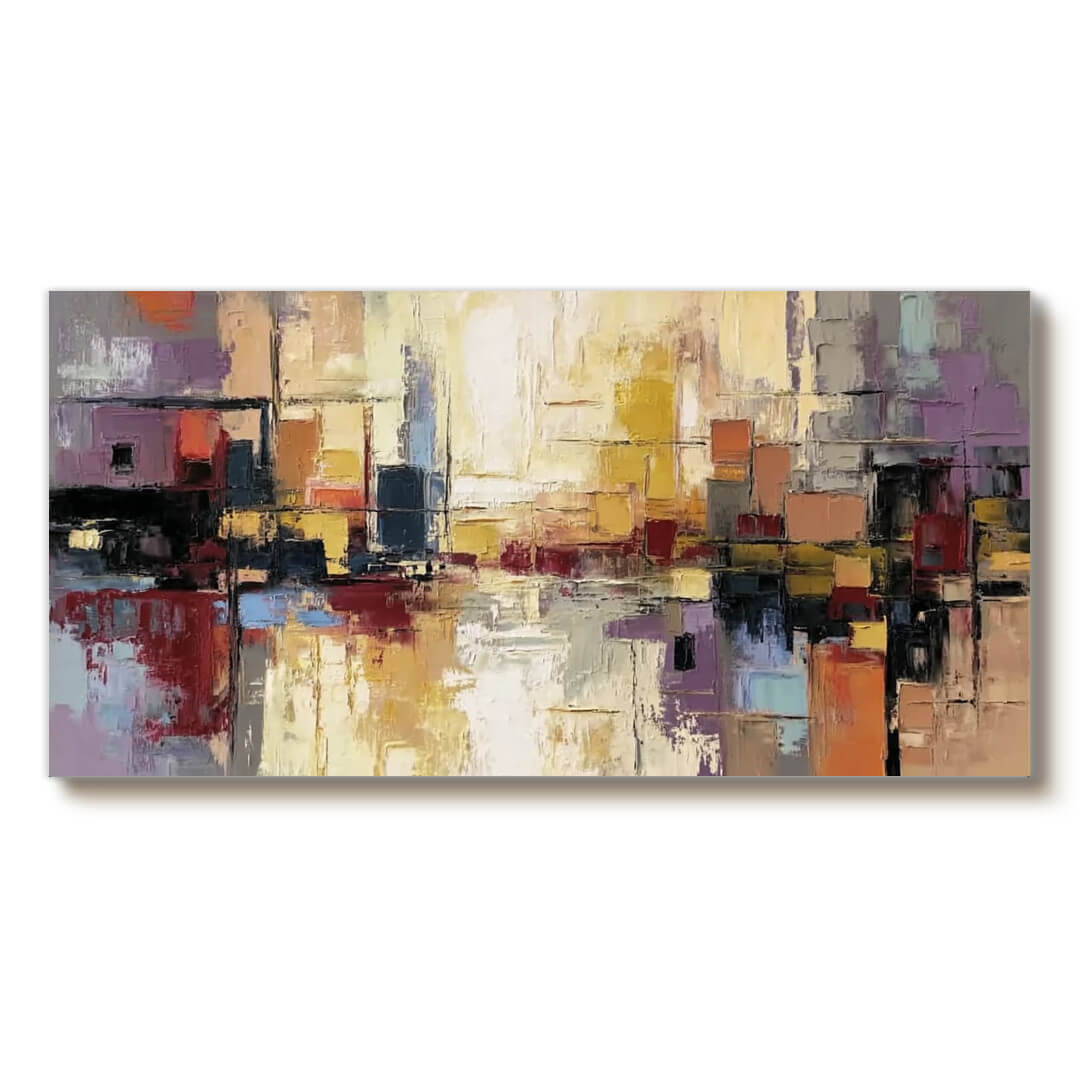 Urban Pulse I  - Large Modern Abstract Wall Art
