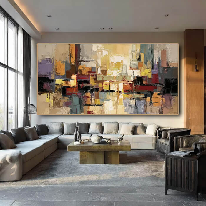 Urban Pulse - Large Modern Abstract Wall Art