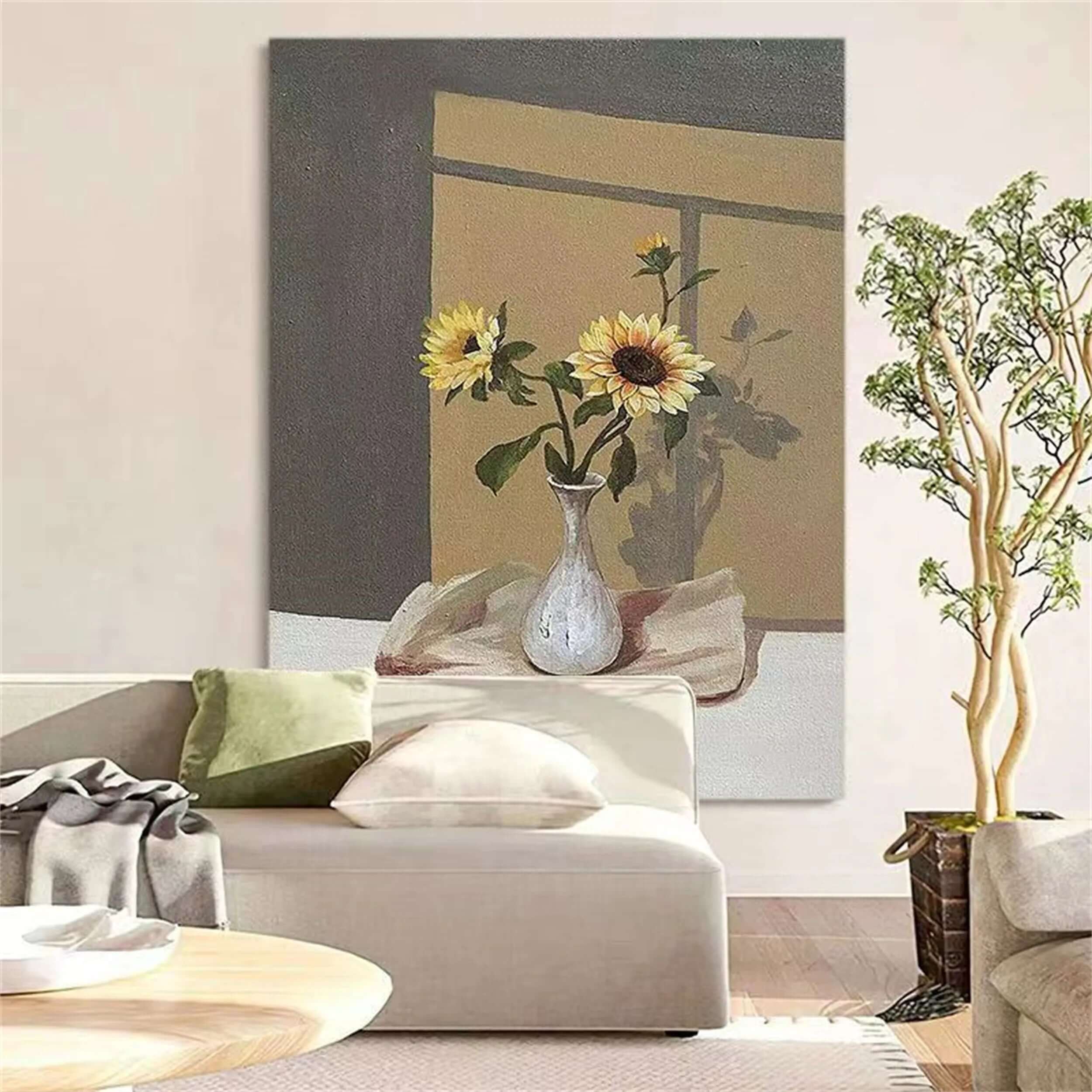Vases I - Minimalist Abstract Wall Art Painting