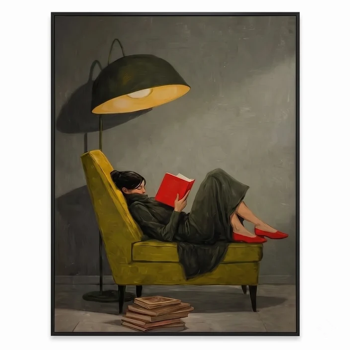 Impressionist Art | Lounging Reader Wall Art