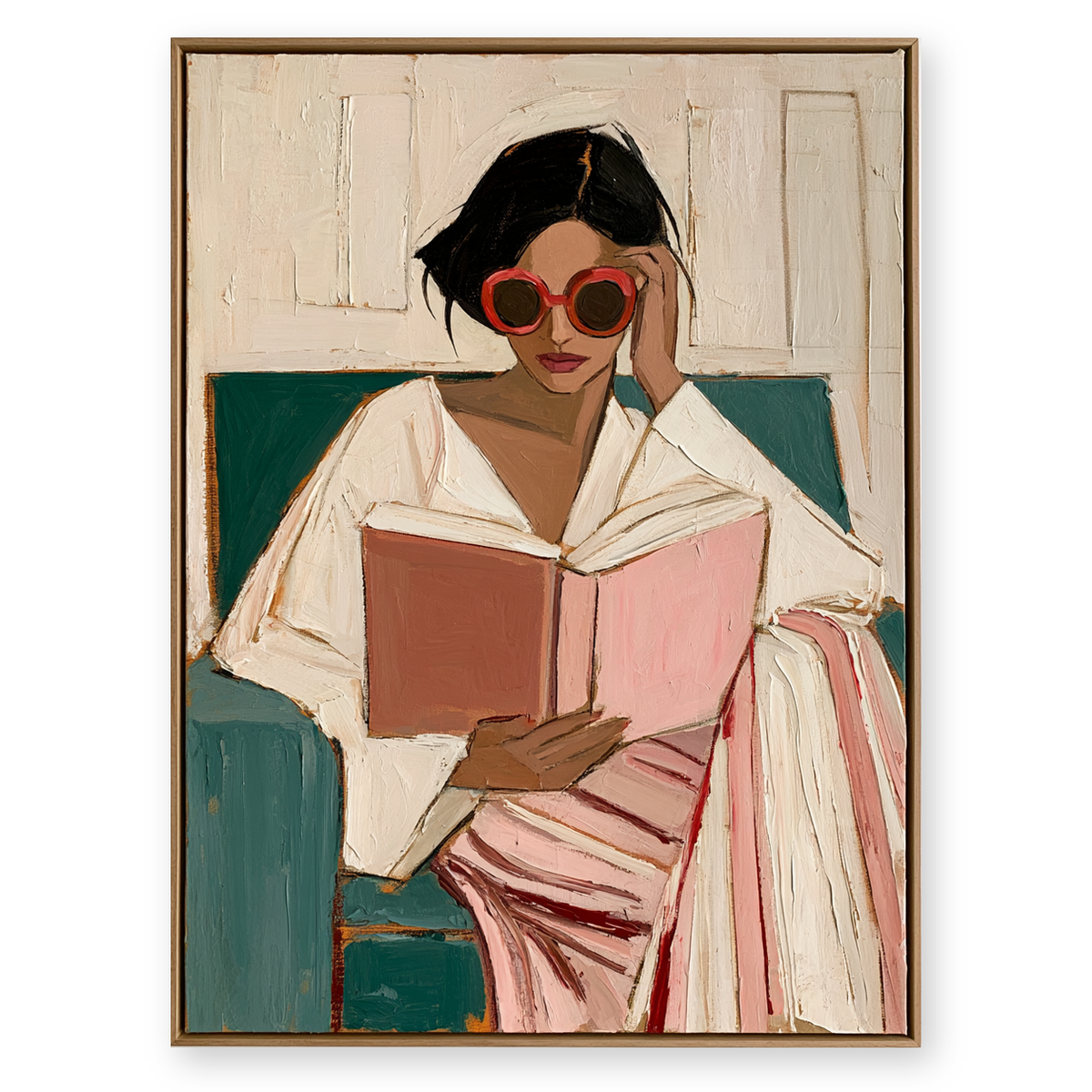 Impressionist Art | Rose-Tinted Reading