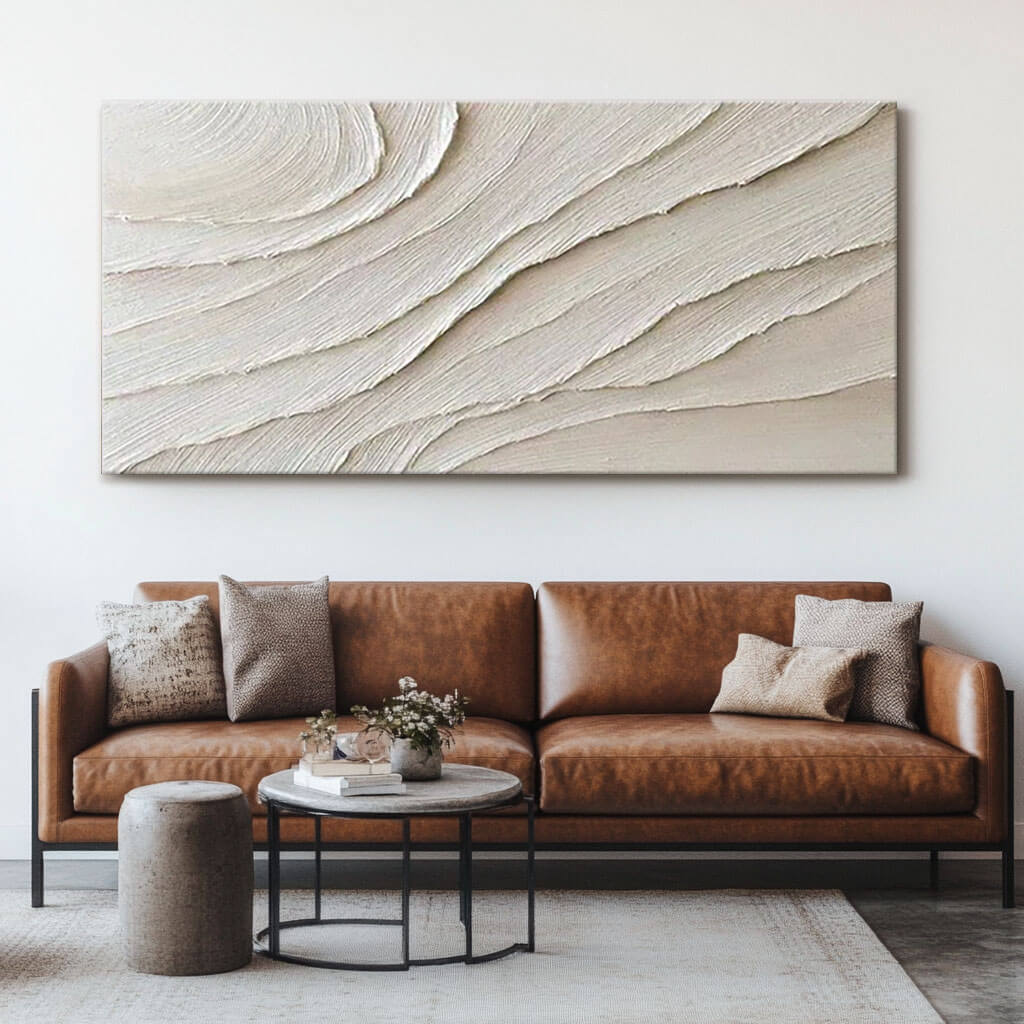 Wander - Textured Minimalist Wall Art Painting