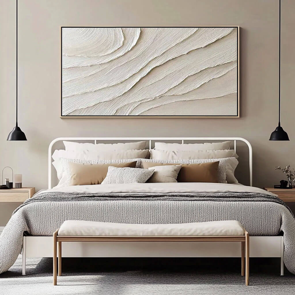 Wander - Textured Minimalist Wall Art Painting